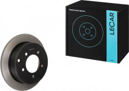 Диск тормозной Mitsubishi Lancer (VIII) 07-, задний, не вентилируемый, 262*60,1*10мм, 5 отверст