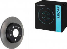 Диск тормозной Opel Astra (G, H) 98-14, Meriva 03-, Zafira (A, B) 99-, задний, не вентилируемый, 264*42*10мм, 5 отверст