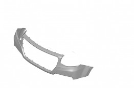 Бампер Газель NN передний, средняя часть, панель "Оригинал"