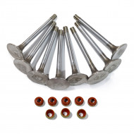 Клапан впускной Волга, Газель, Соболь дв. 406,405,409 (к-т 8 шт) с колпачками NBR