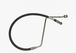 Шланг нагнетательный ГУР для автомобилей производства ООО "УАЗ" 2206 Евро 4 с двигателем ЗМЗ 4091, ГУР Борисов, штуцер М14-гайка М16