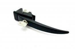 Ручка двери УАЗ-452, 3741, 3303, 3962, 3909, полимер, наружная с ключ.