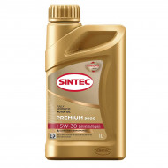 Масло моторное Sintec Premium 9000 5W-30 SL/CF, A3/B4 синтетика  1 л