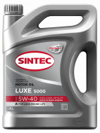 Масло моторное Sintec LUXE 5000 5W-40 SL/CF, A3/B4 п/синтетика  4 л