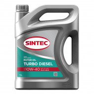 Масло моторное Sintec 10W40 Турбо Дизель CF-4/SJ п/синтетика  5 л