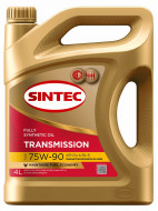 Масло трансмиссионное  Sintec 75W90 GL-4/-5 синтетика  4 л