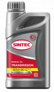 Масло трансмиссионное  Sintec 80W90 GL-5 минеральное  1 л