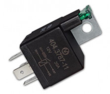 Реле универсальное 4-х контактное с кронштейном (12 В, 30 А) с предохранителем