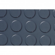 Настил пола салон "АВТОЛИН" линолеум монетка серый ширина 1,85