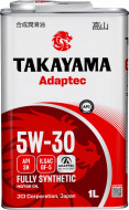 Масло моторное TAKAYAMA Adaptec 5W-30 SN, GF-5 синтетика 1 л