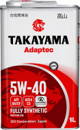 Масло моторное TAKAYAMA Adaptec 5W-40 SN/CF, C3 синтетика 1 л