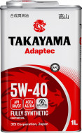 Масло моторное TAKAYAMA Adaptec 5W-40 SN/CF, A3/B4 синтетика 1 л