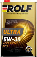 Масло моторное ROLF Ultra 5W-40 SP, A3/B4 синтетика 1 л