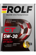 Масло моторное ROLF GT 5W-30 SN/CF, C3 синтетика 4 л