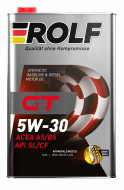Масло моторное ROLF GT 5W-30 SL/CF, A5/B5 синтетика 1 л
