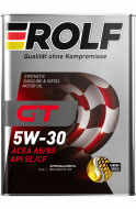 Масло моторное ROLF GT 5W-30 SL/CF, A5/B5 синтетика 4 л