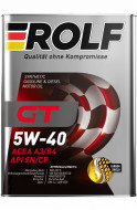 Масло моторное ROLF GT 5W-40 SN/CF, A3/B4 синтетика 4 л
