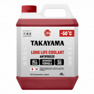 Охлаждающая жидкость Антифриз TAKAYAMA  -50°C красный  4л