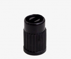 Колпачок на вентиль для шин (пластик) ЧЕРНЫЙ КЛЮЧИК