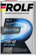 Масло моторное ROLF Krafton P5 U 10W40 CI-4/SL;Е7/Е12 п/синтетика  4 л