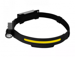 Фонарик светодиодный налобный  СТАРТ LOE 503-B1 Black, 2 режима свечения, заряд. USB