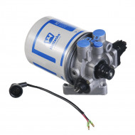 Осушитель воздуха 12V  ГАЗ, ПАЗ, ЗИЛ (модуль подготовки воздуха) однокамерный с регулятором давления 8.1 Бар, 4 вывода