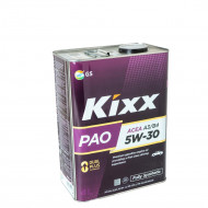 Масло моторное KIXX PAO 5W-30 SN. A3/B4 синтетика 4 л