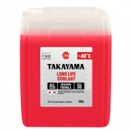Охлаждающая жидкость Антифриз TAKAYAMA Long Life Coolant -40°C красный 10л