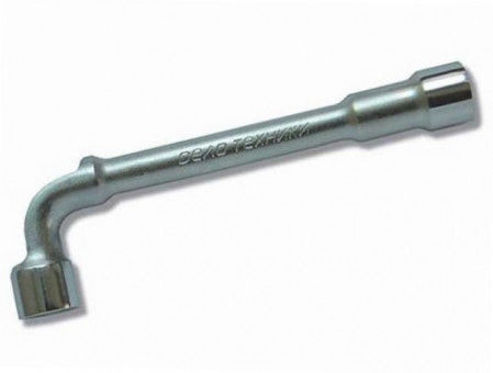 Ключ торцевой L-образный сквозной, размер 19 мм, длина 205 мм