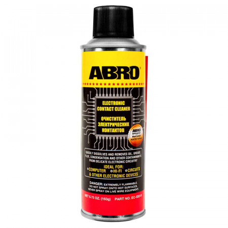 Очиститель электрических контактов ABRO 163 г (аэрозоль)