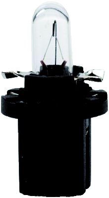 Лампа приборная 12Vх1,2W пластик. патрон B8.5d черный