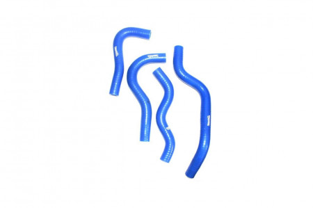 Патрубки отопителя Газель d=20 (к-т 4 шт) дв. 405, 406 силикон синий