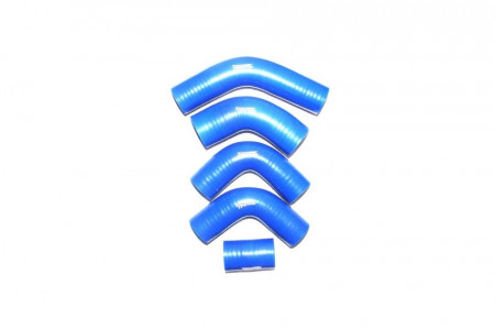 Патрубки радиатора Газель 405 дв. Евро-2 (к-т 5 шт) силикон синий