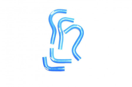 Патрубки отопителя Газель-Бизнес дв.4216 (к-т 5шт.) моторного отсека, силикон синий