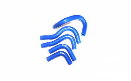 Патрубки отопителя Газель-Бизнес дв.4216 Евро-4 (к-т 5шт.) моторного отсека, силикон синий