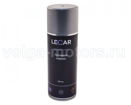 Смазка проникающая LECAR литиевая (спрей) 520мл