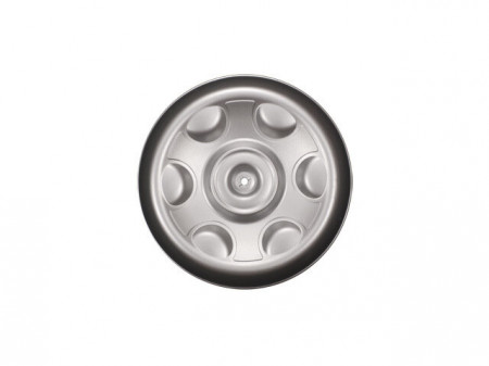 Колпак колеса Газель, Газель NEXT переднего н/о пластик серебристый (к-т 2 шт)