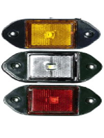 Фонарь габаритный универсальный красный LED 12/24В