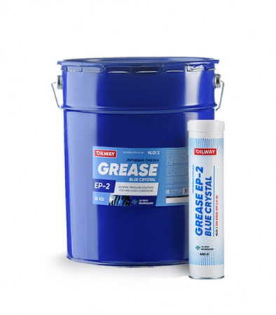 Смазка пластичная OILWAY Grease BLUE CRYSTAL EP-2 литиевая синяя 18 кг
