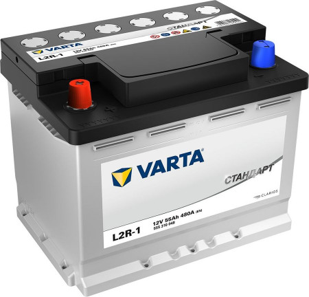 Аккумулятор "VARTA" Стандарт  55.1 Ah 12V пуск.ток 480 А прямая полярность (+ ; -) L2R-1