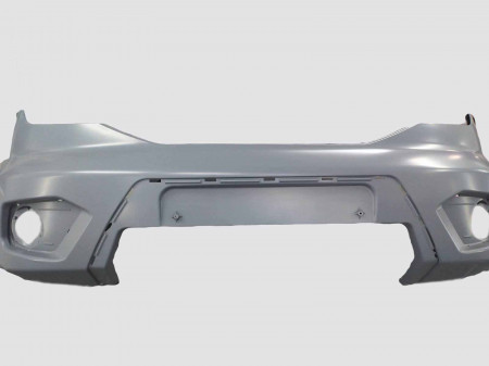 Бампер УАЗ Patriot передний с 2014 г.в. "Матовый под окрас" под ПТФ, без отверстий под парктроник, грунтованный