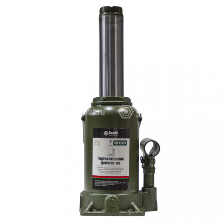 Домкрат 20т (форма бутылки) гидравлический 210-400 мм ЭКО