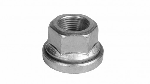 Гайка колеса М18х1.50 Н24, ключ 27, Газель, Газель NEXT, ЗИЛ-5301, прессшайба "Оригинал"