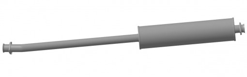 Глушитель Газель Бизнес дв. Cummins 2.8 Евро-3 с удлиненной рамой "Оригинал"