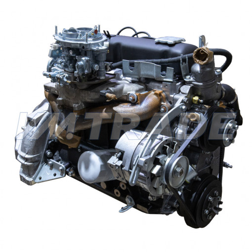 Двигатель с оборудованием УАЗ (АИ-92) 89 л.с. лепестковая корзина "Оригинал"