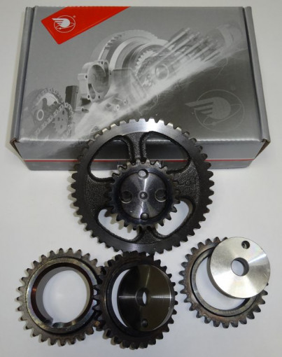 Звездочки привода ГРМ 405, 406, 409 дв. Евро-4 (к-т 5 шт) "ИДЕАЛЬНАЯ ФАЗА"