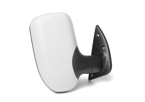 Зеркало Газель-Бизнес без повторителея, с ручным приводом правое, цвет белый