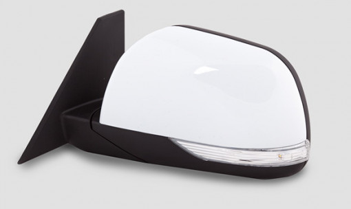 Зеркало УАЗ Patriot с эл.прив. с повторит. цвет Бело-Серый "Арктика" левое