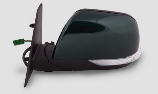 Зеркало УАЗ Patriot с эл.прив. с повторит. цвет Темно-Зеленый металлик "Амулет" левое