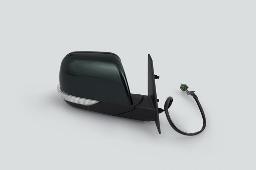 Зеркало УАЗ Patriot с эл.прив. с повторит. цвет Темно-Зеленый металлик "Амулет" правое